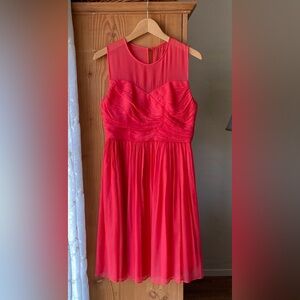Pretty J CREW Clara chiffon silk dress. Size 8